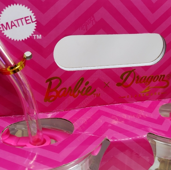 Barbie x Dragon Glassware Limited Edition Drinking Cups - Picture 5 of 6